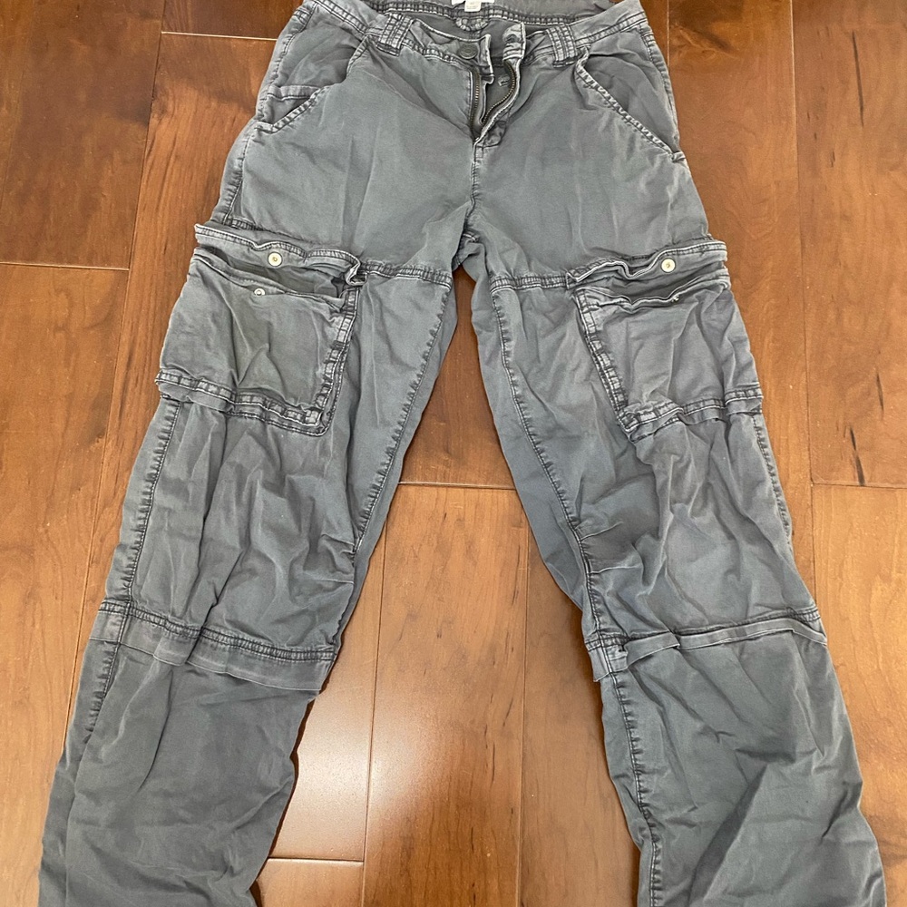 Gray Cargo Pants